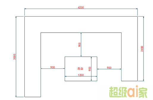 cad橱柜平面图怎么画图片