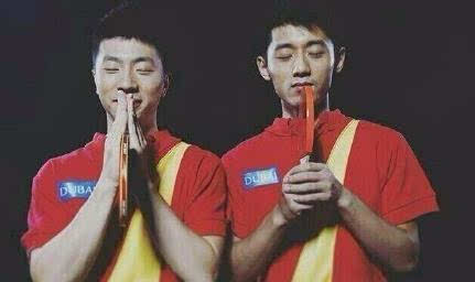 马龙vs张继科比赛视频 两人不分上下与许昕关