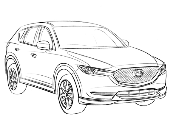 "魂动"再进化 马自达新款cx-5效果图