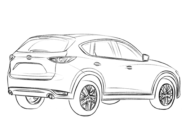 "魂动"再进化 马自达新款cx-5效果图