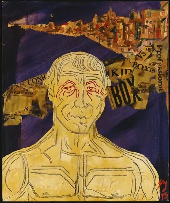 史泰龙11岁开始学画,后来迫于生计转行演戏,没想到凭借《洛奇》和《第