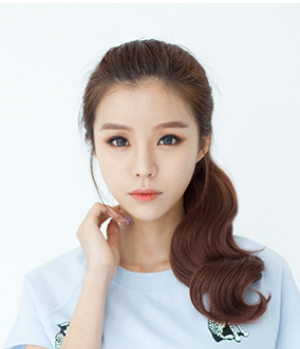 韩式时尚女生马尾辫甜美超迷人