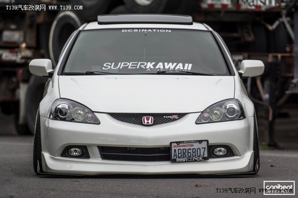 白色荣耀 本田acura Rsx Hellaflush风格改装 汽车频道 手机搜狐
