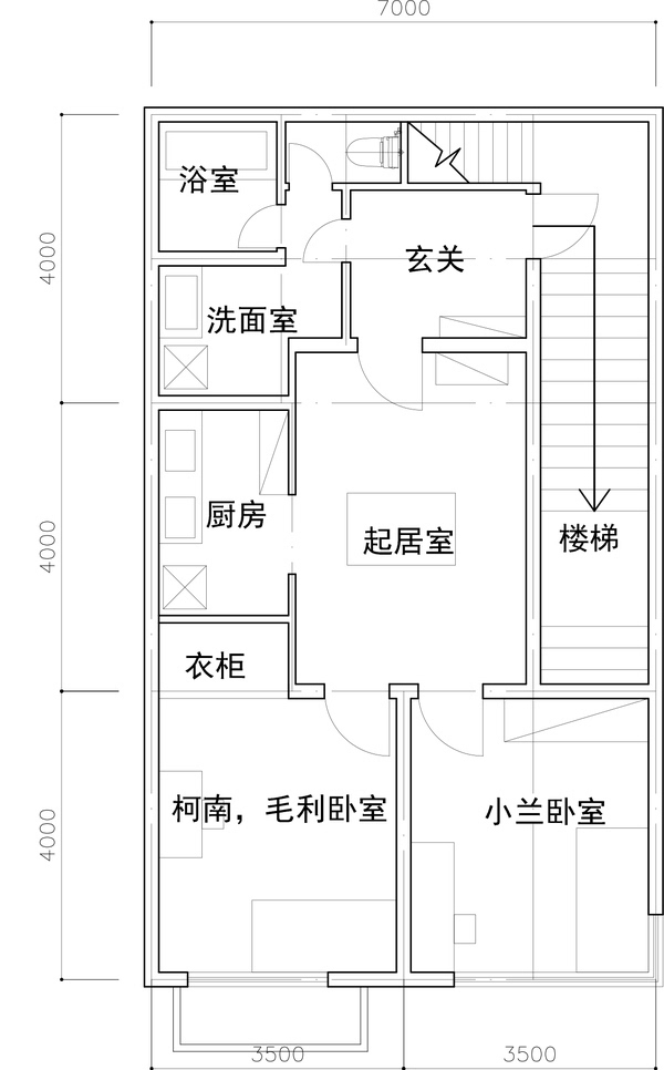 毛利侦探事务所结构图图片