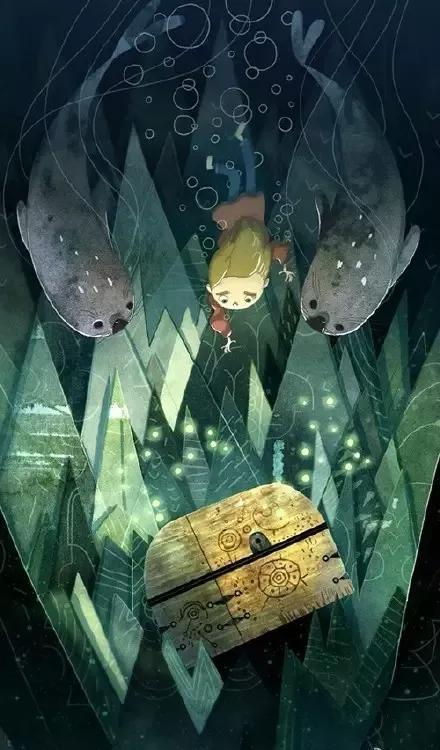 史上最美手绘动画《海洋之歌》,每一帧都是一幅画