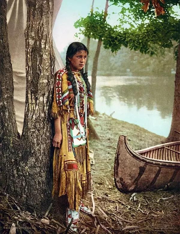一百年前 罕见的美国原住民彩色照片 新闻频道 手机搜狐