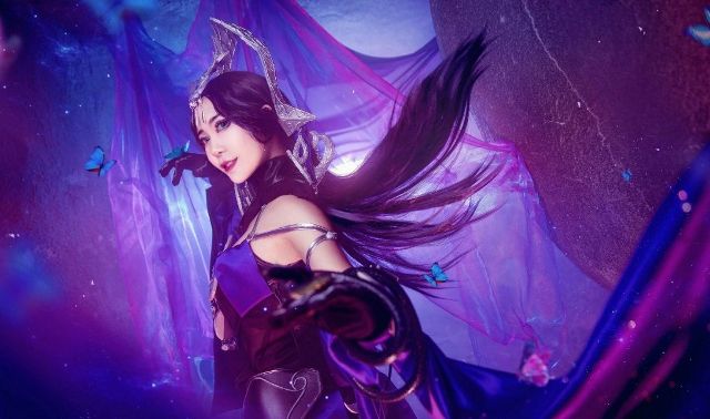 剑网三儒风毒姐朔雪毒姐御姐cos