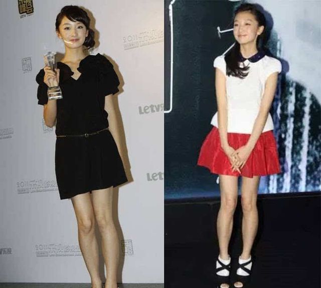 白百何的XO腿这么好看,周迅表示不服!