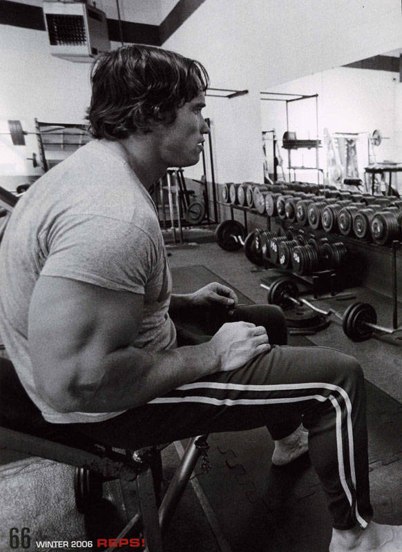 "终结者"施瓦辛格珍贵健身图片!