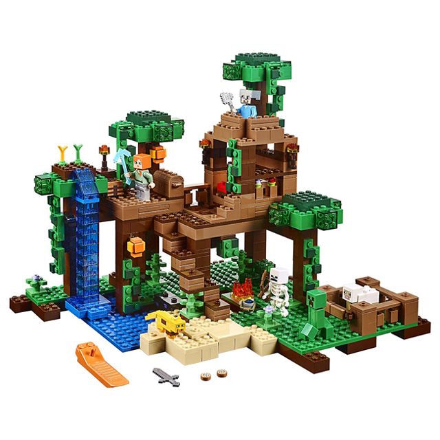 Lego 乐高minecraft 我的世界 热带雨林书屋套装海淘 新闻频道 手机搜狐