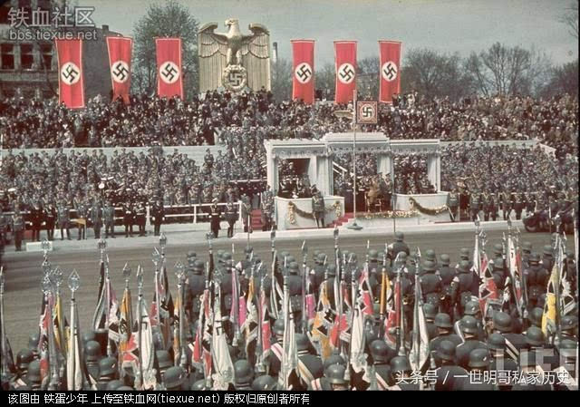 霸气侧漏的二战德国阅兵式的背后