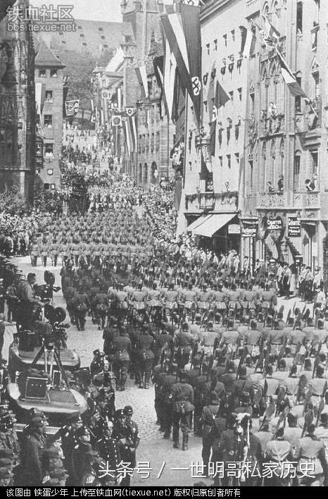 霸气侧漏的二战德国阅兵式的背后