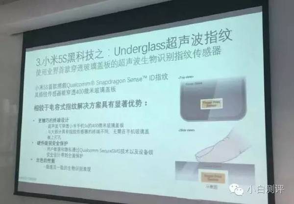 小米5S或配超声波指纹(语音)指纹模块整合进屏