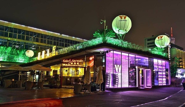 广州沿江路酒吧街图片