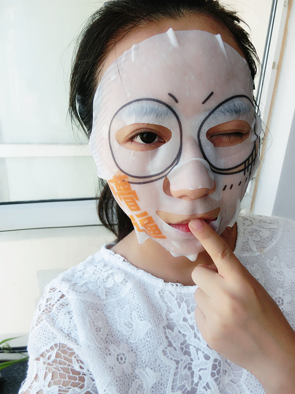【倾城时光】春纪表情包面膜让你做一个行动的表情包