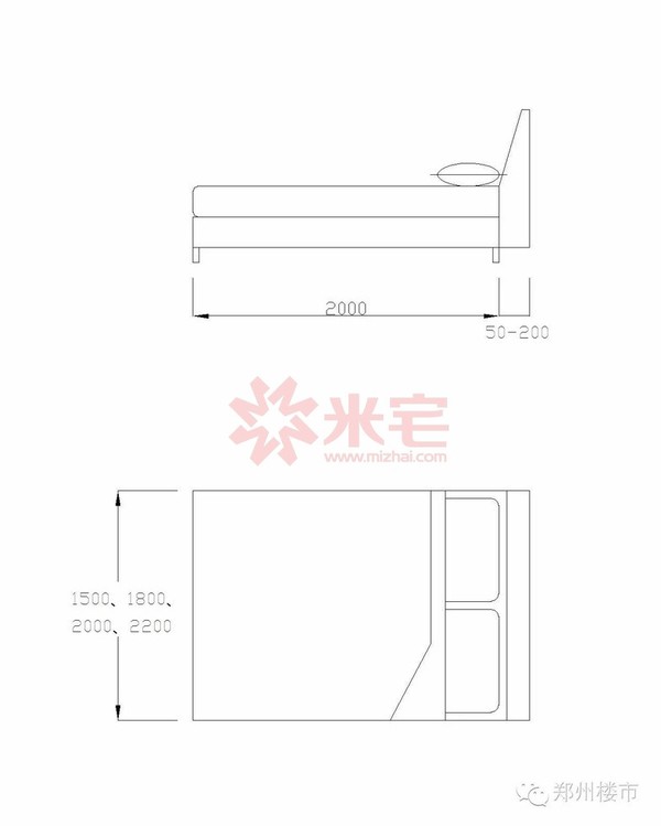 7 特殊情况:其它的不能算出来的尺寸,可根据其它尺寸比例推算.