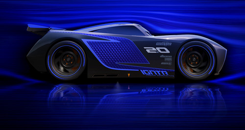 《赛车总动员3》角色照-黑风暴杰克逊