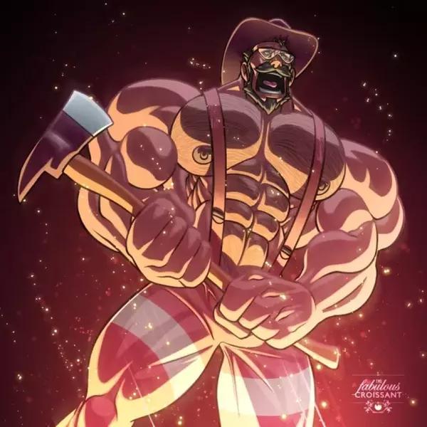 这一组肌肉爆炸的漫画,太牛b了!