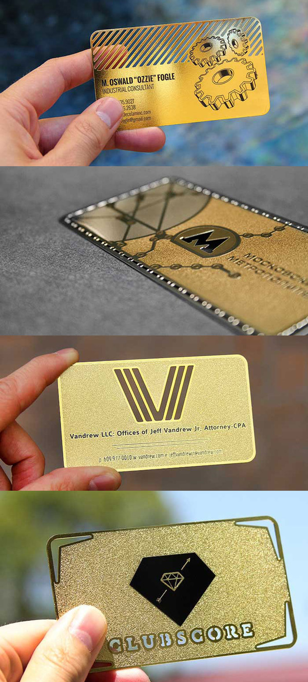 精致的金属名片设计鉴赏