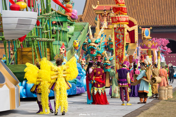 横店明清宫苑,格格鸡大闹皇宫