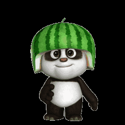 和小鼹鼠一起给大家送福啦, 熊猫和和的表情现在已经可以在微信上下载