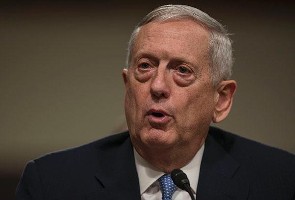 美国国防部长马蒂斯