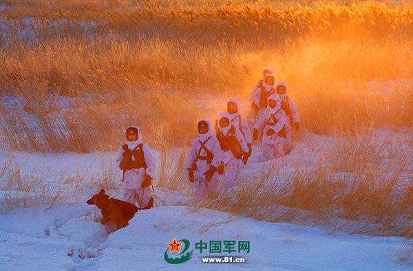 邊防官兵除夕夜站崗:為偉大祖國守歲倍兒自豪!