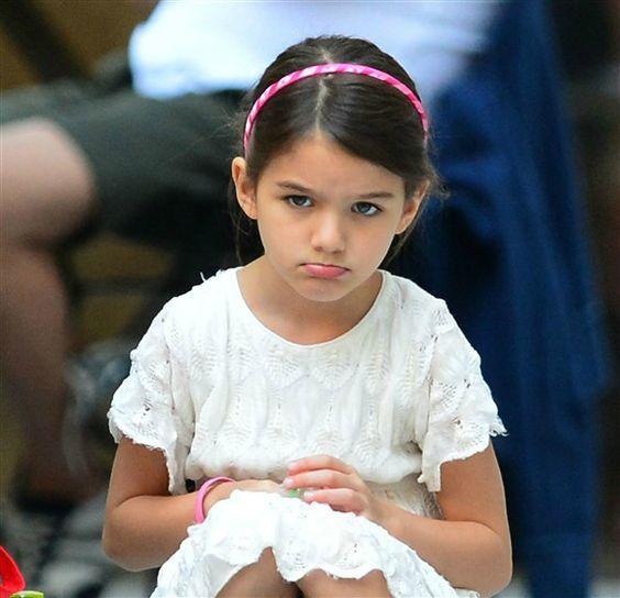 阿汤哥和凯蒂·赫尔姆斯的女儿suricruise苏瑞·克鲁斯2006年出生