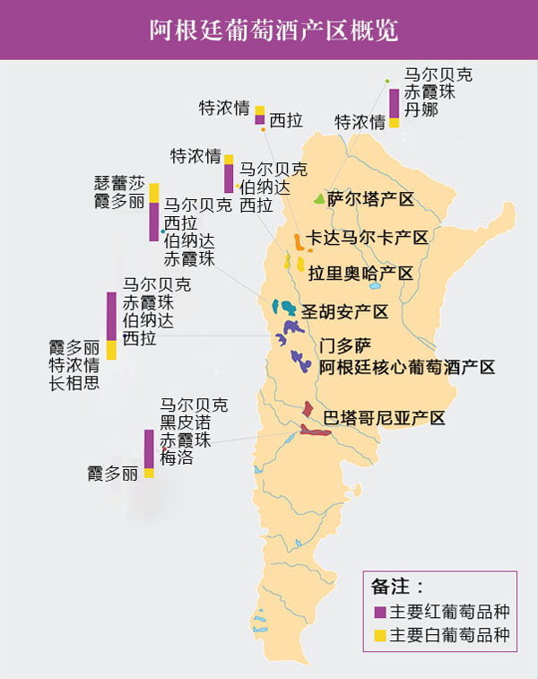 3 张图带你全面了解阿根廷葡萄酒