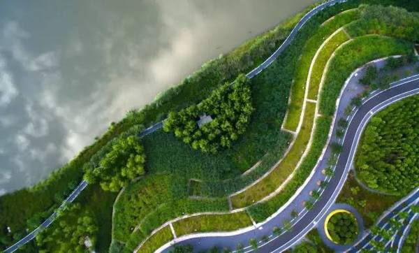 退台式设计效果俯拍