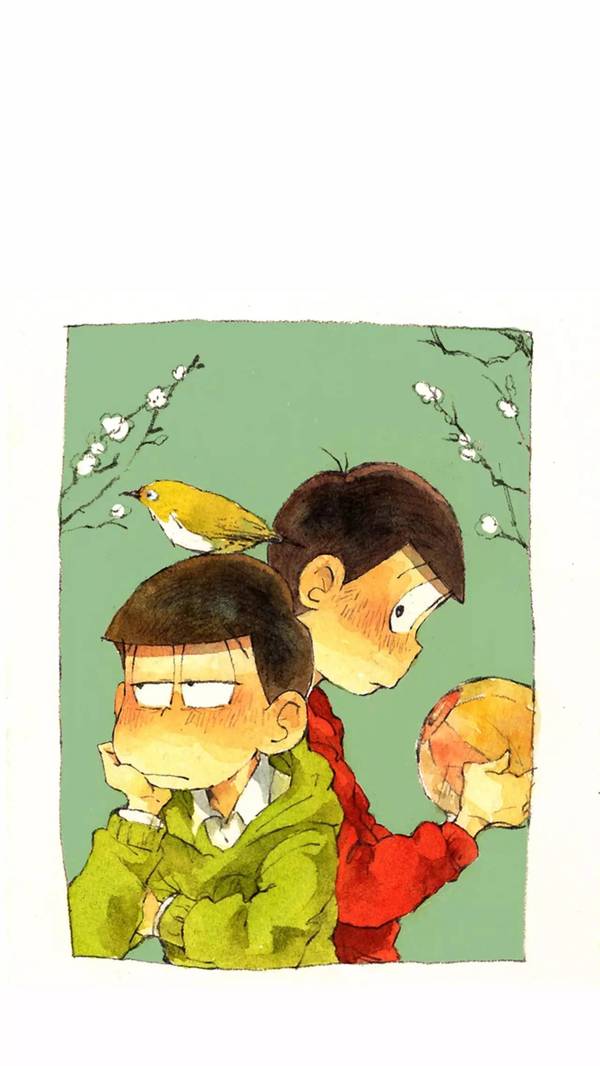 明明是搞笑番,怎么看着有些感伤呢,阿松动漫壁纸专辑