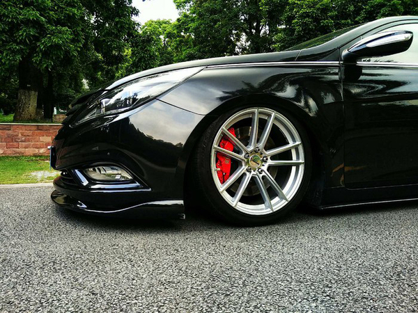 黑色经典索纳塔改装案例