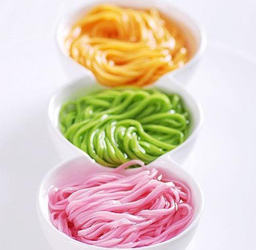 彩色蔬菜面条,营养又美味