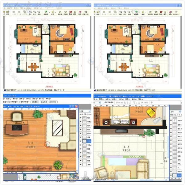 室内设计,cad ps制作彩色平面布置图教程