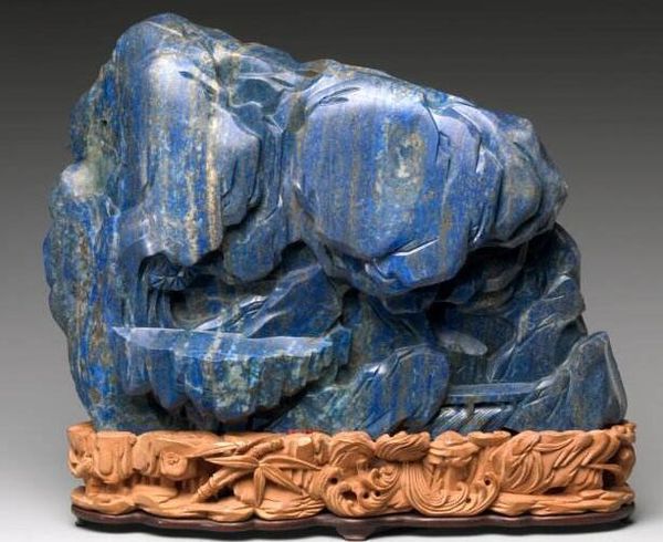 青金石是琢玉器和宝石的贵重材料 新闻频道 手机搜狐