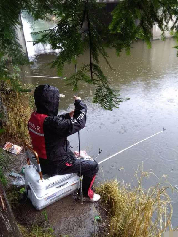 6m 钓竿品牌:神典 古语有云,下雨好钓鱼.