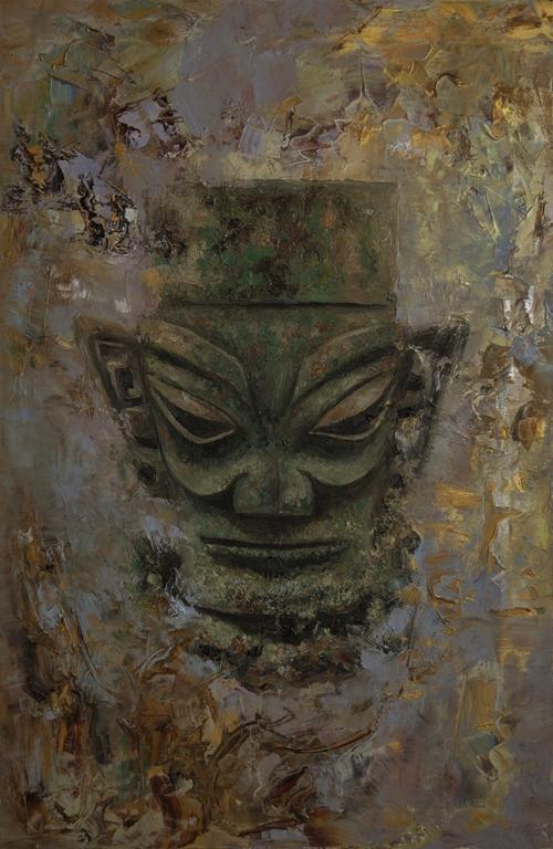 神秘,恢弘,华丽的古蜀绘画——游晓林的油画艺术