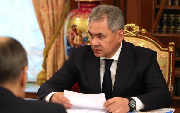 俄罗斯国防部长谢尔盖·绍伊古sergeishoigu视觉中国资料图