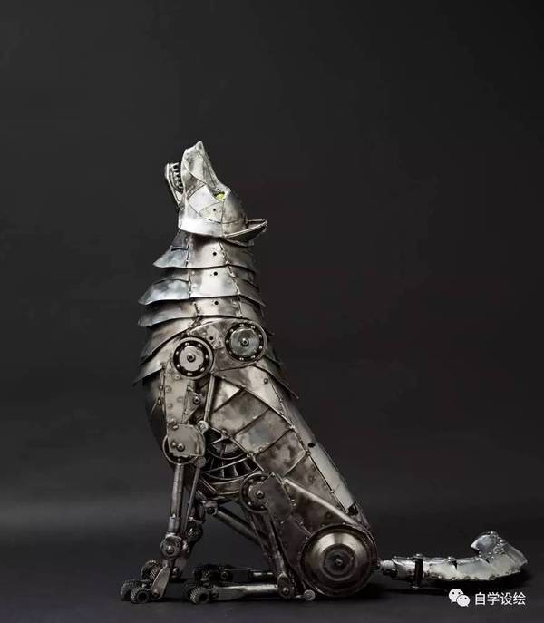 【机械艺术作品】机械师andrew chase精彩的的金属艺术品