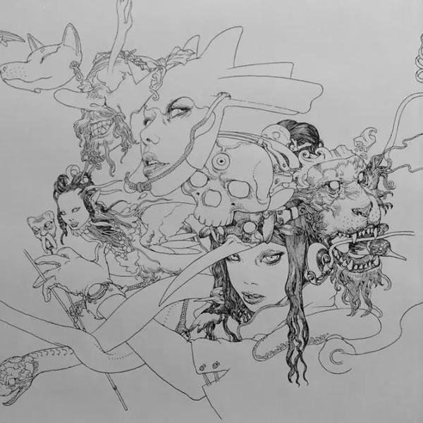 一组鬼怪插画,给你视觉上的冲击!