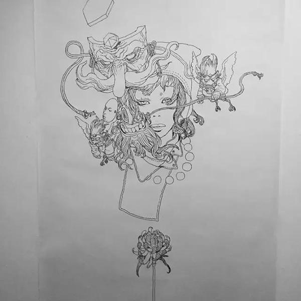 一组鬼怪插画,给你视觉上的冲击!