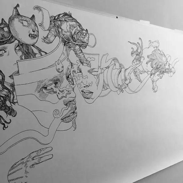 一组鬼怪插画,给你视觉上的冲击!
