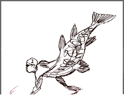 三原三千夫的手绘动态草图 怪兽的奔跑 新闻频道 手机搜狐