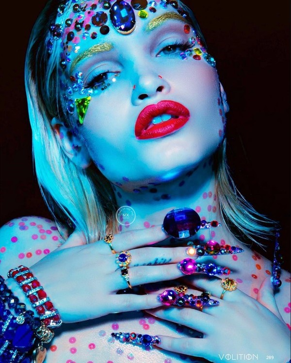 【欧美迷幻系夸张妆容集锦】