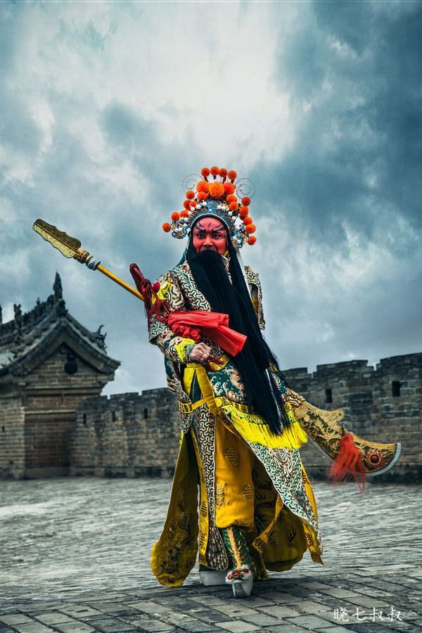 国粹经典艺术三国演义,义薄云天关羽cos