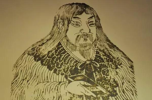 仓颉有重瞳,这是比较公认的画像,徐悲鸿原稿已经遗失 在这里,他遇见了