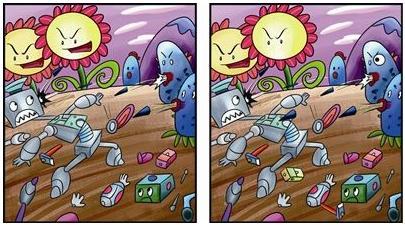 找不同,5张图你能找出30处,右脑脑商超过129.9!