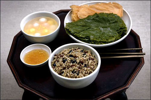 朝鲜族五谷饭图片