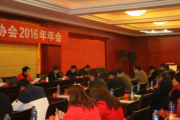 图为:市委宣传部副部长,市广电局局长何瑞莲出席会议