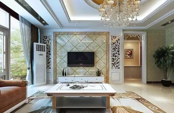 12款欧式风客厅电视背景墙设计,享受奢华的感觉!